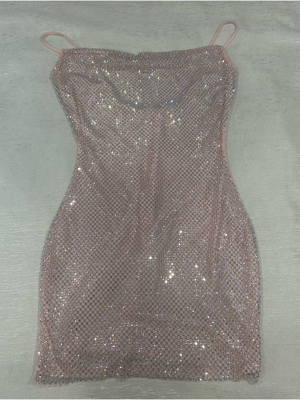 Sparkle Pink Sequin Bodycon Dress